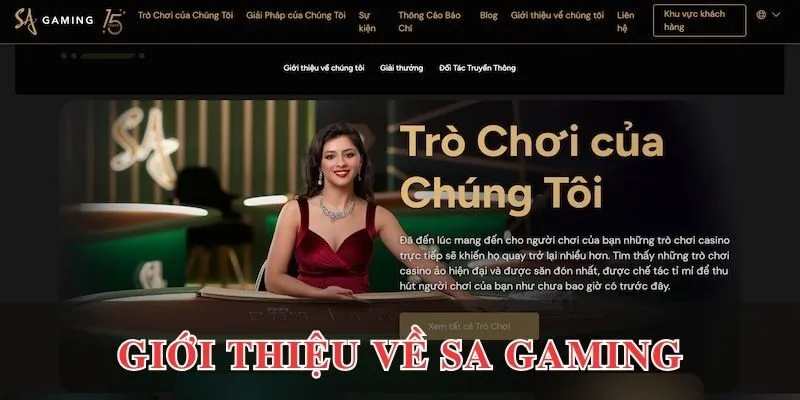 Giới thiệu về sòng bạc quốc tế SA Gaming